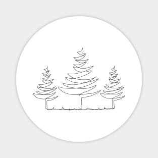 Single line trees Magnet